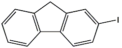 Chemical diagram for 2-iodofluorene Cas # 2523-42-4 